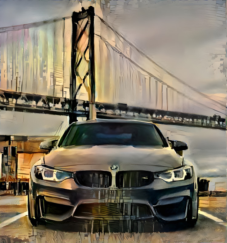 Bmw M3 Bridge Art