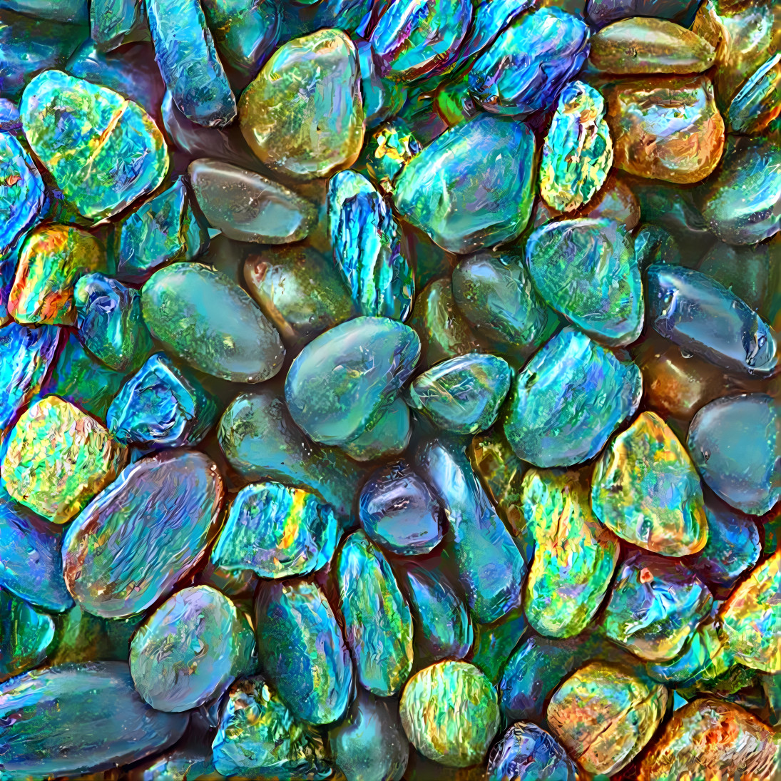 Polished gemstones