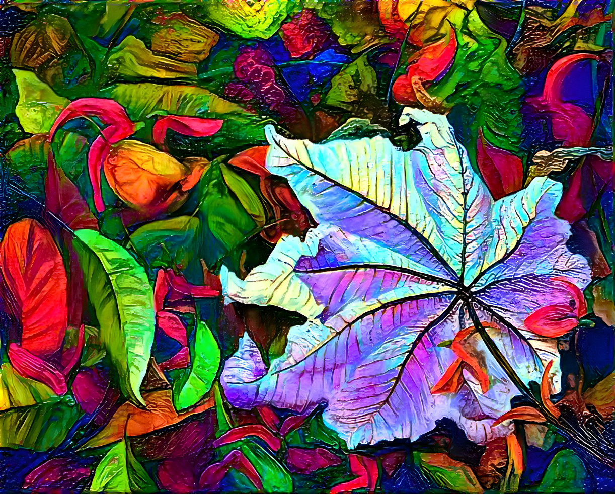 Cecropia Leaf