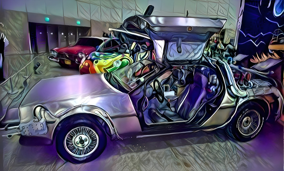 DeLorean Time Machine Digital Photo Art 16