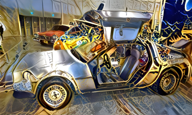 DeLorean Time Machine Digital Photo Art 13