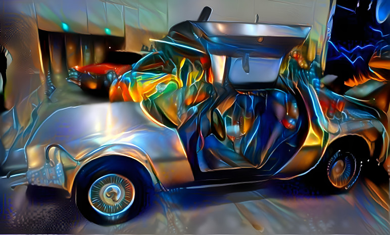 DeLorean Time Machine Digital Photo Art 17