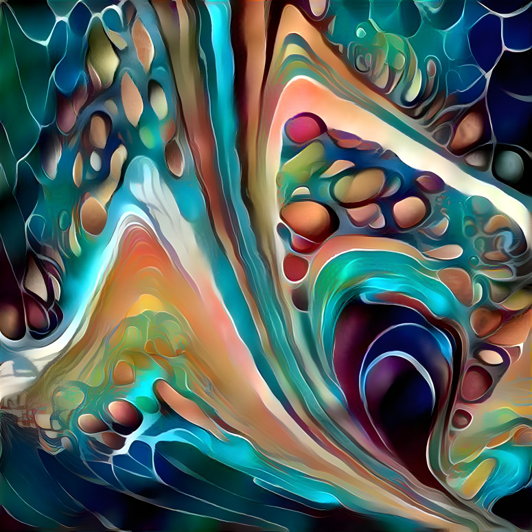 swirls pour