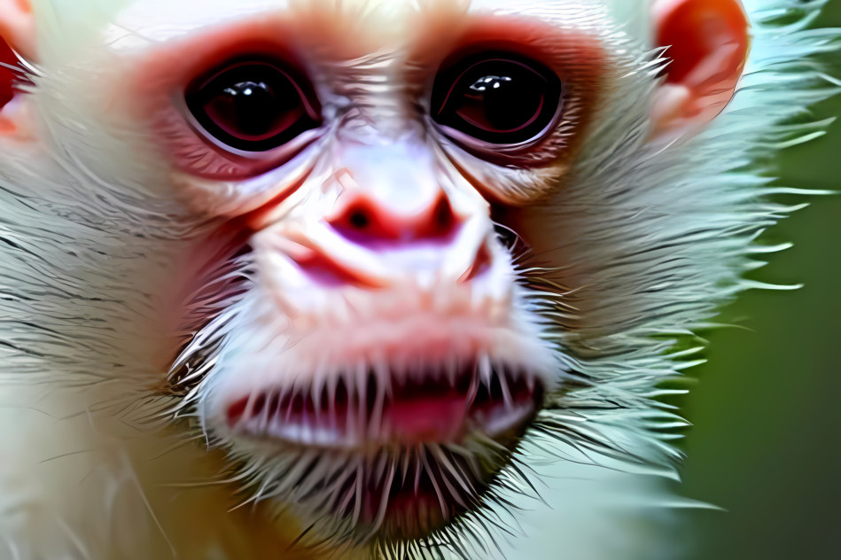 Albino Spider Monkey 