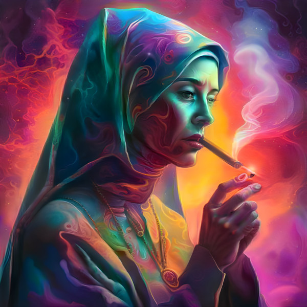 Psychedlic Nun