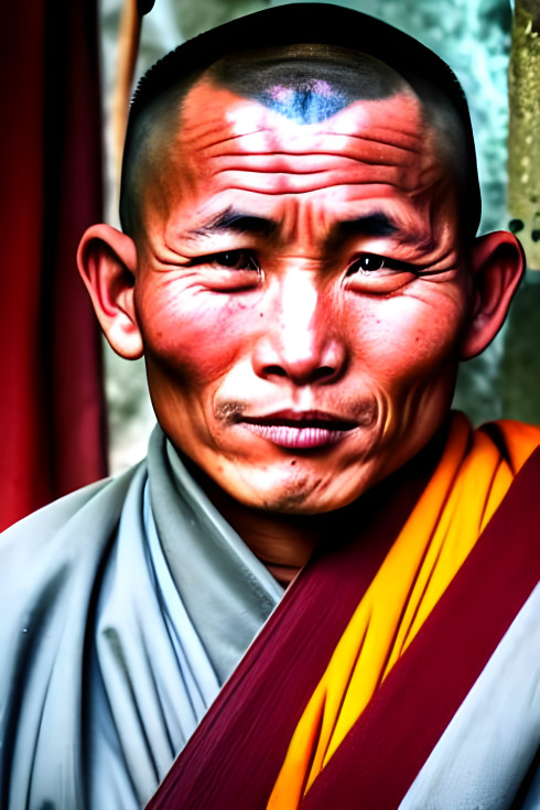 Tibetan Monk 