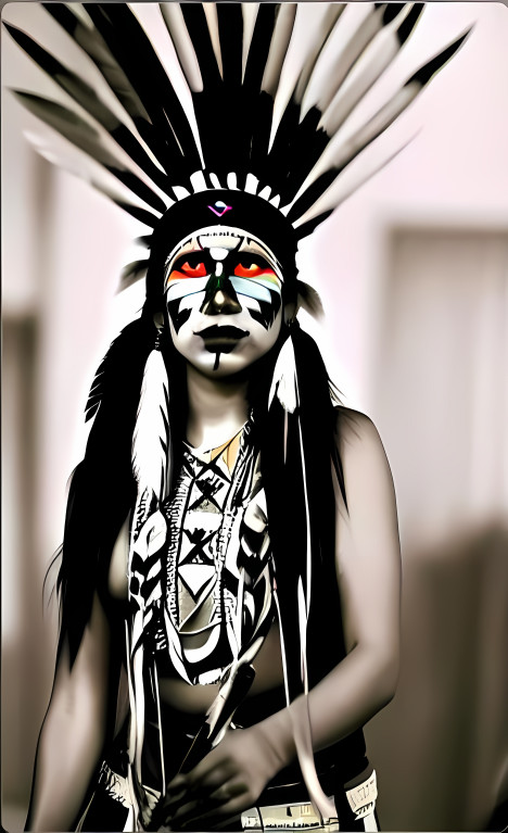 NATIVE AMERICAN WOMAN 