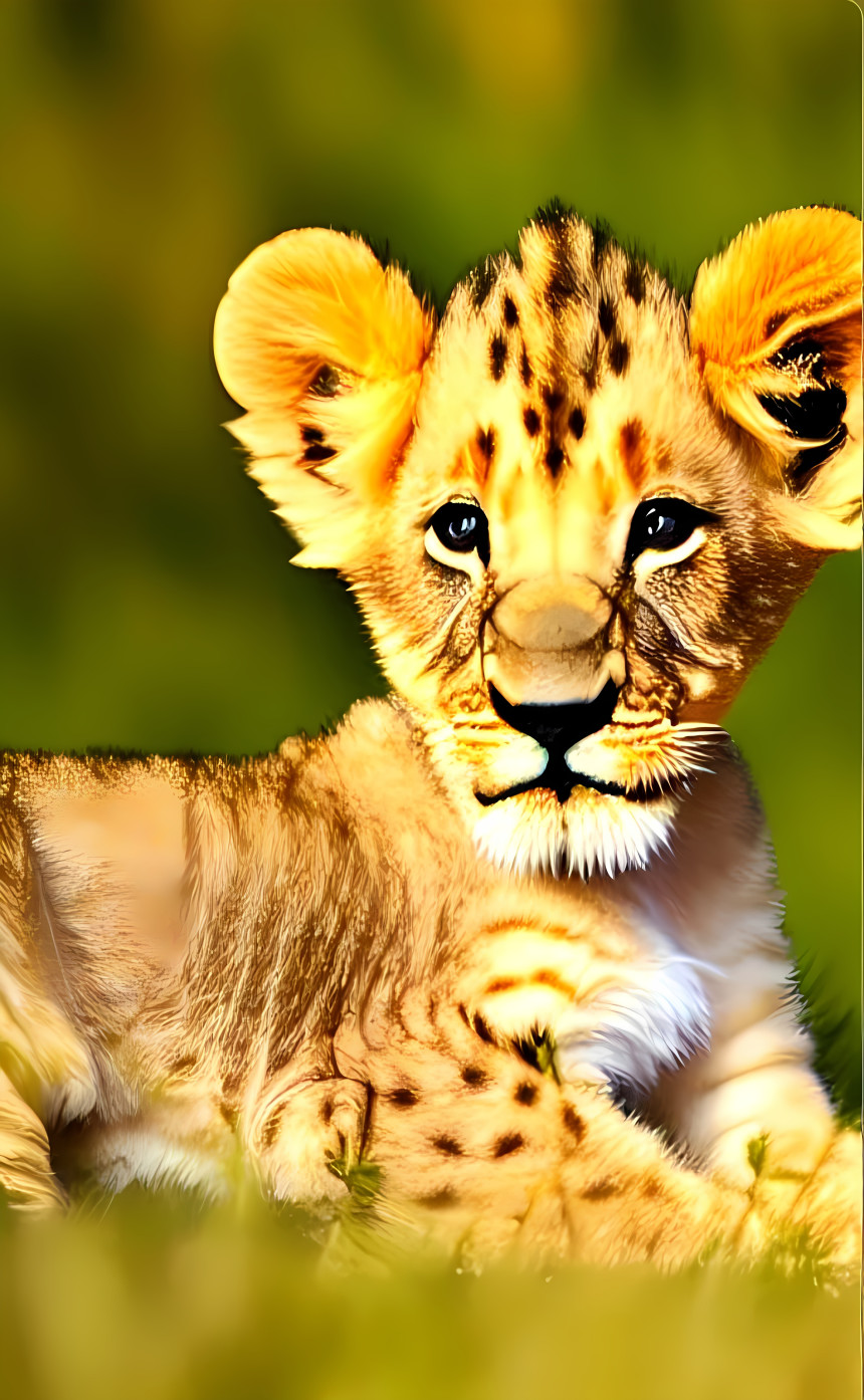 Lion cub