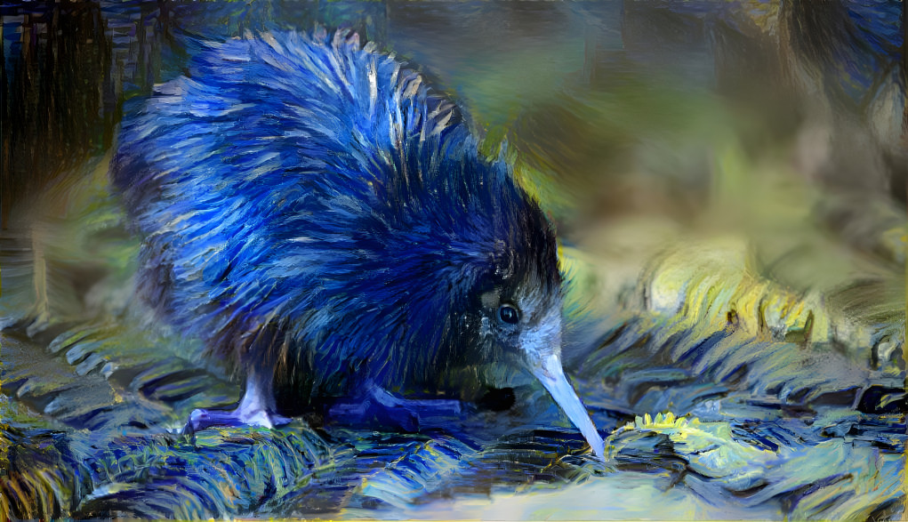 kiwi but blue