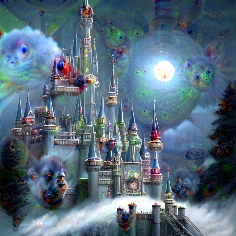 castle deep dream