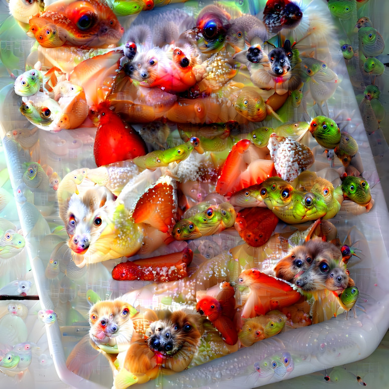 Strawberry Crepe Deep Dream