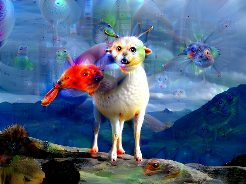 Goat Lobster Cat Deep Dream