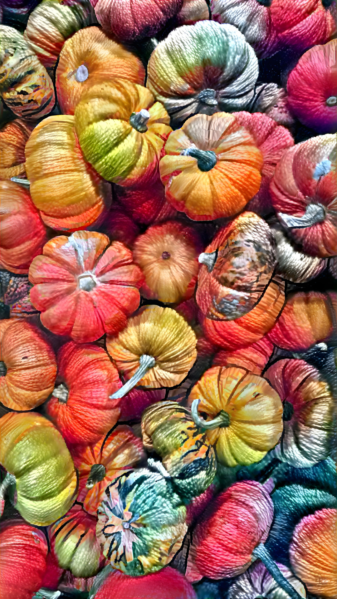 Embroidered Pumpkins