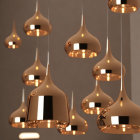 Copper Finish Pendant Lights Creating Warm Ambient Lighting