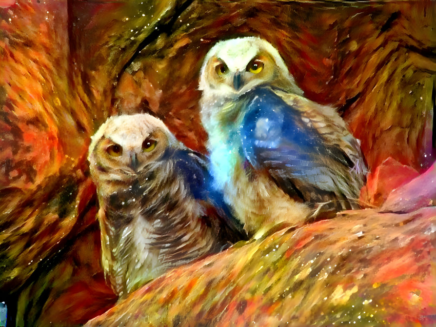 Great Horned Owlets