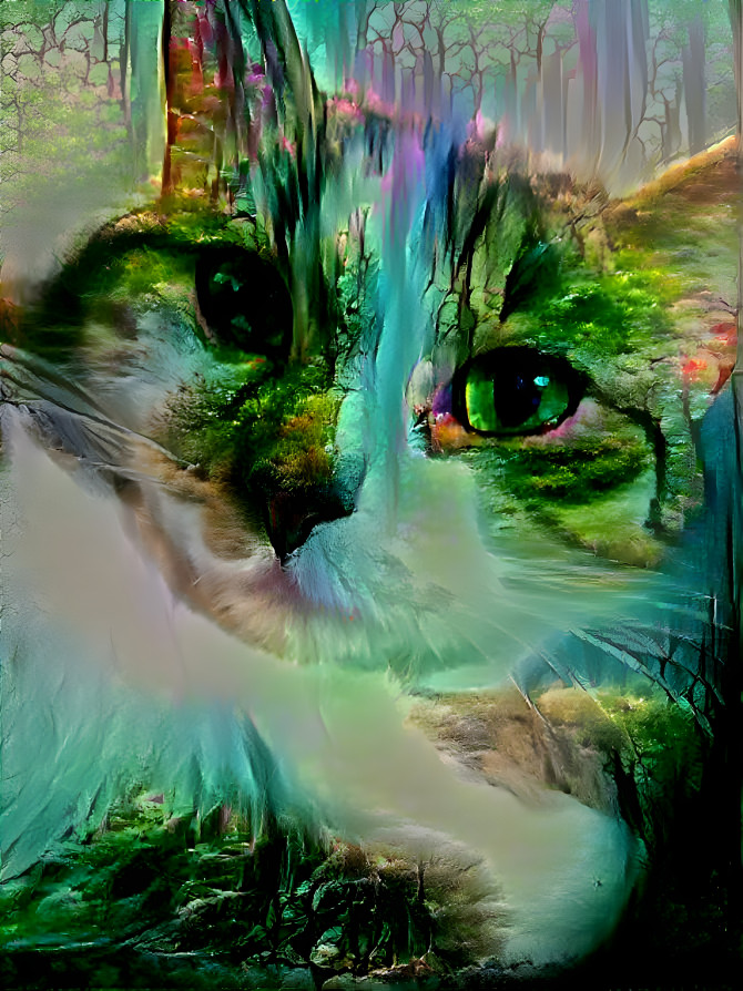 Green Cat