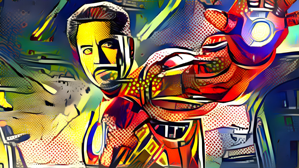 Ironman comic style