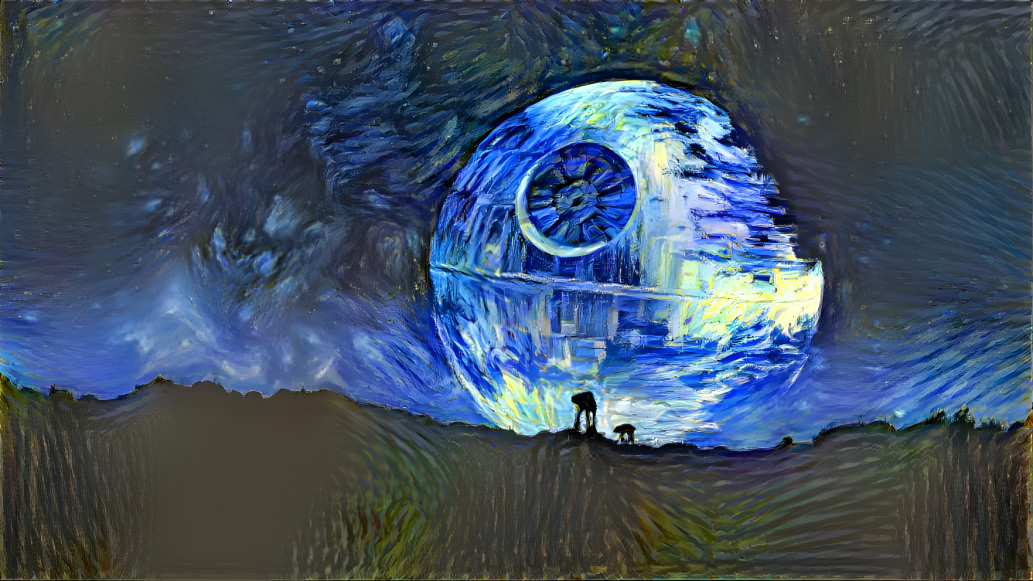 death star van gogh