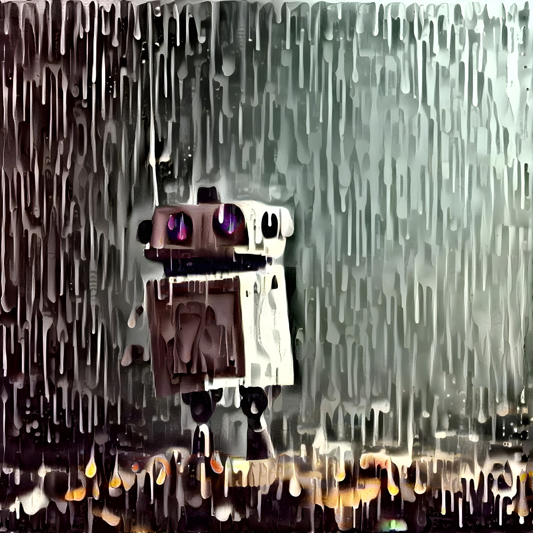 Rainy robot