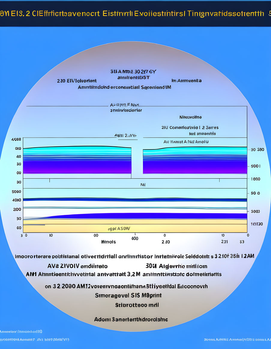 Colorful Infographic with Charts, Timelines, and Cyrillic Annotations