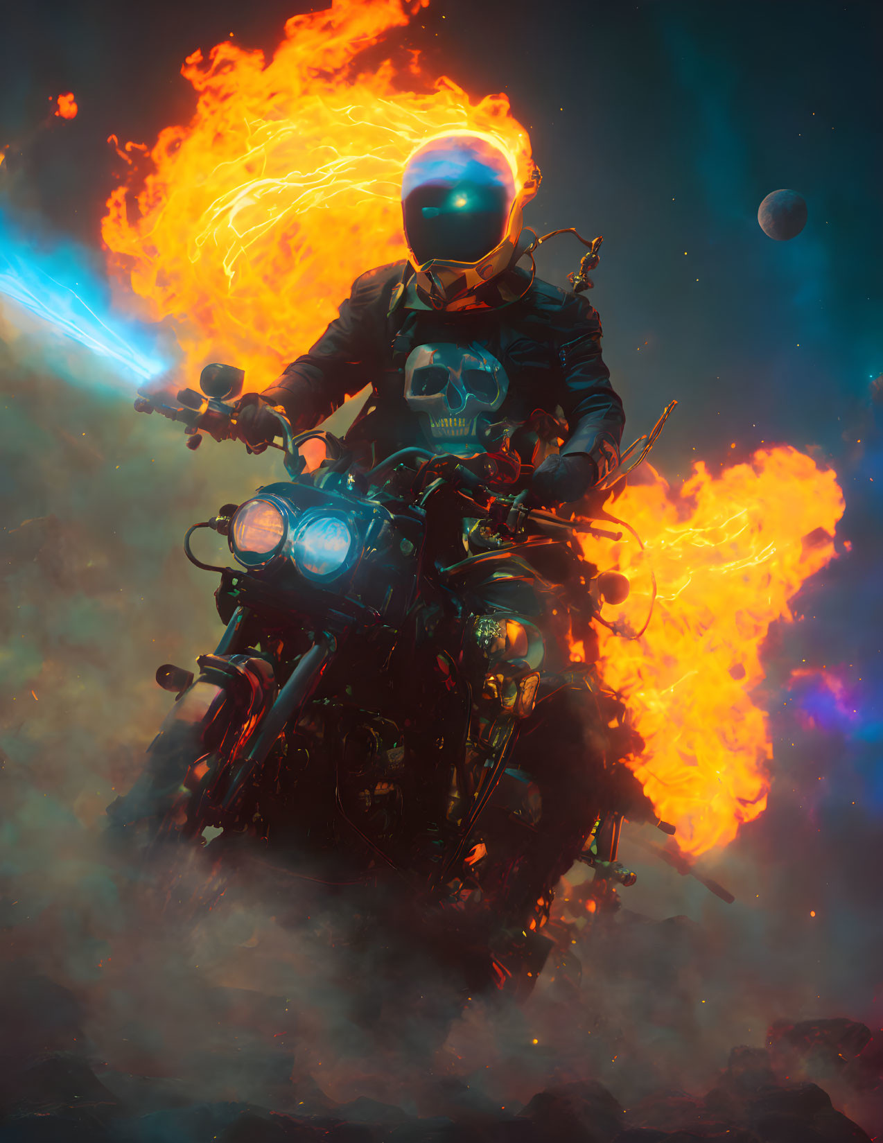 Cosmic ghost rider