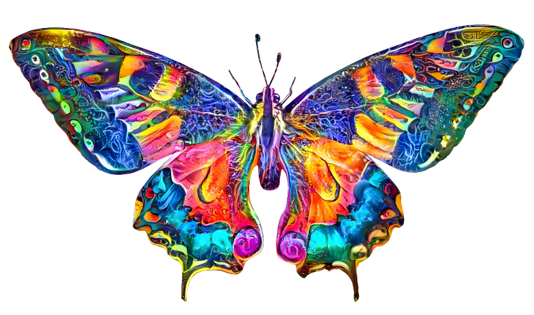 Cosmic butterfly