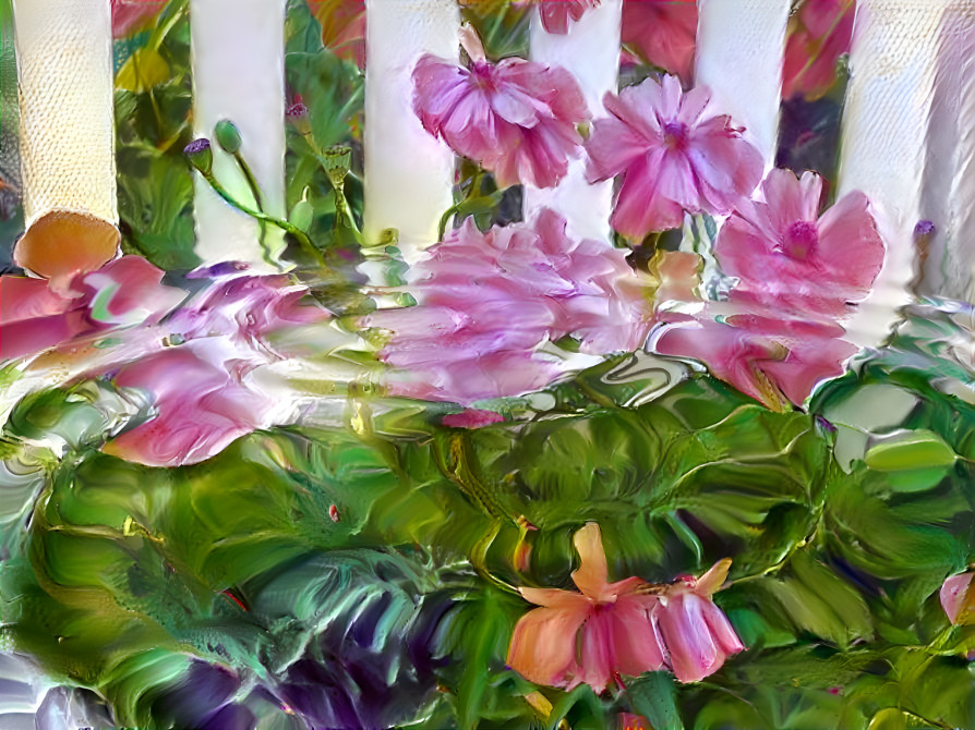 Flower Pond Reflections 