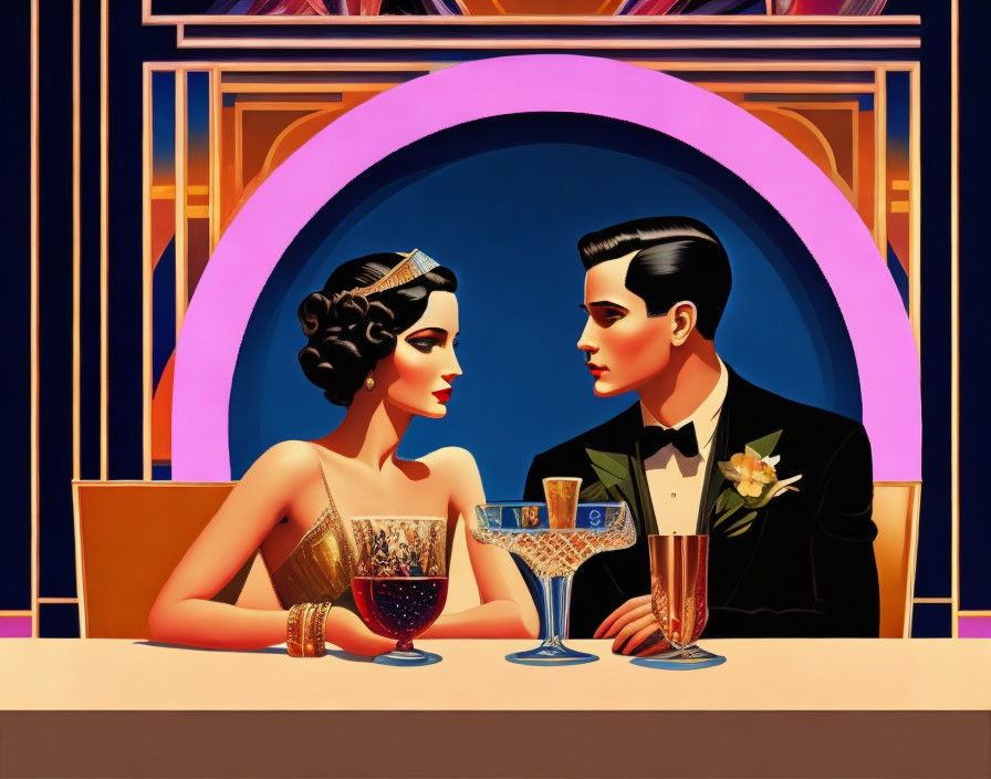 Art Deco Couple