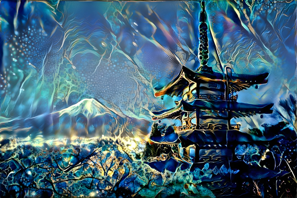 Blue pagoda nights