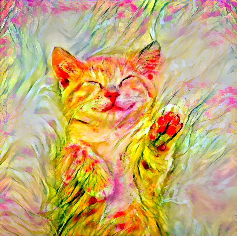 Floral Cat