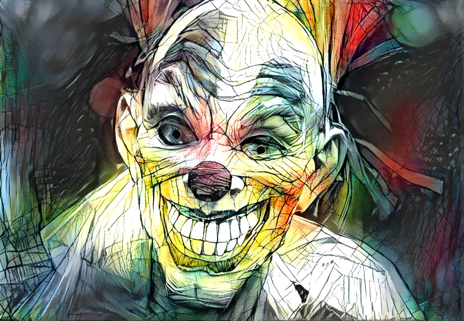 Lively clown