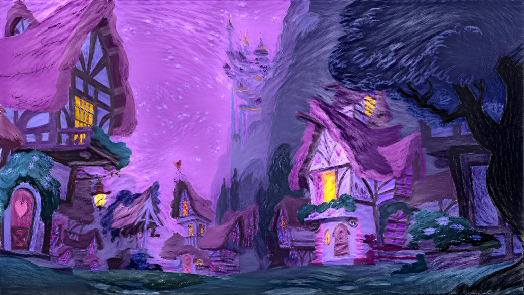 Ponyville at Night