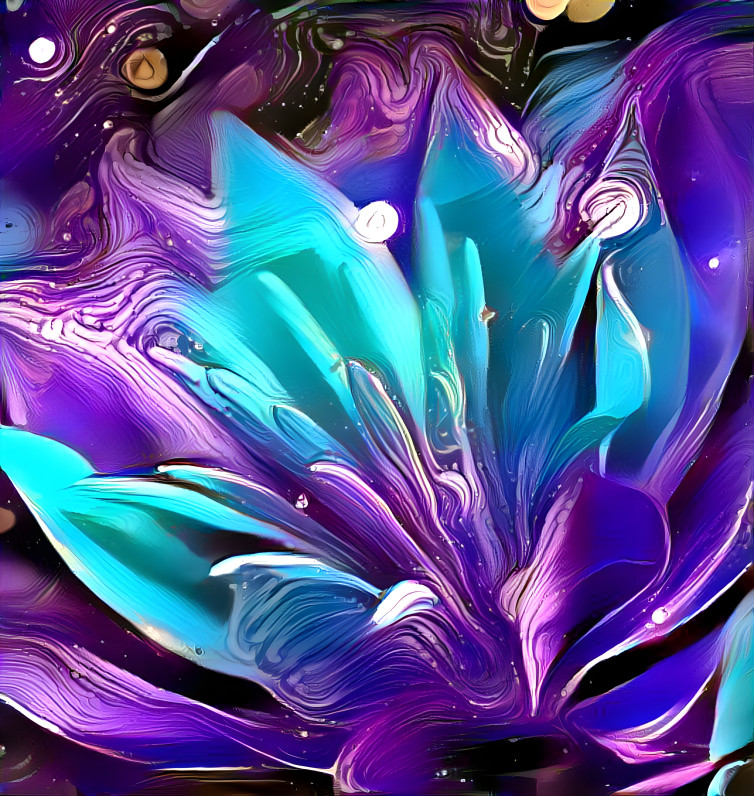 Colourful Abstract Flower