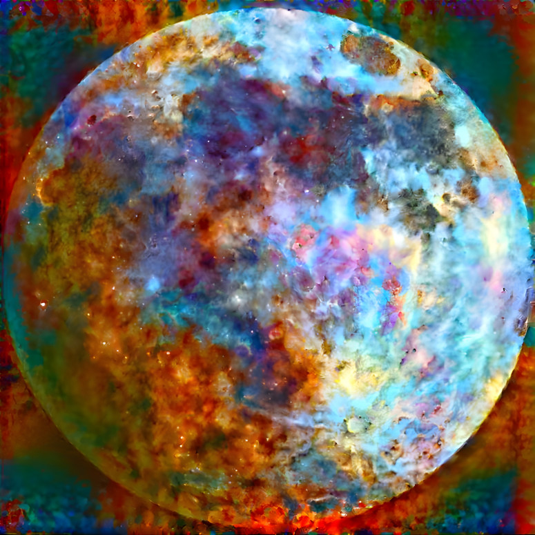 glaxy moon