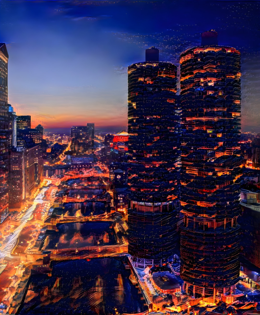 “Marina City Sunset”