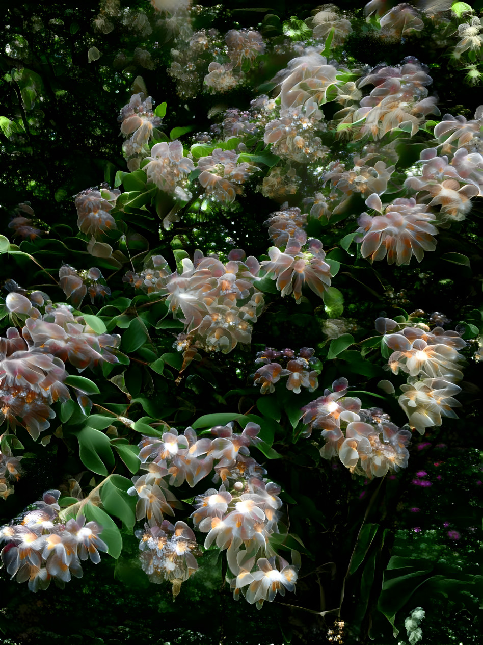 "A Cascade of Mock Orange"