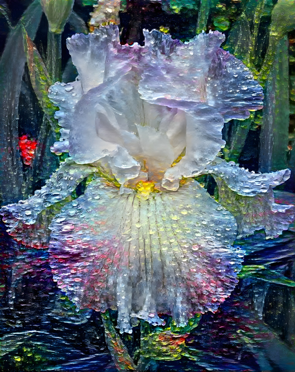 “Technicolored Iris”