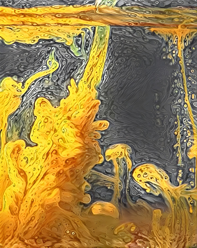 Swirling Lead Iodide