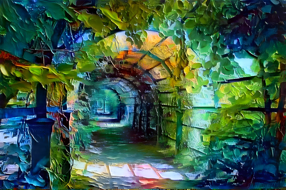 Flowery tunnel