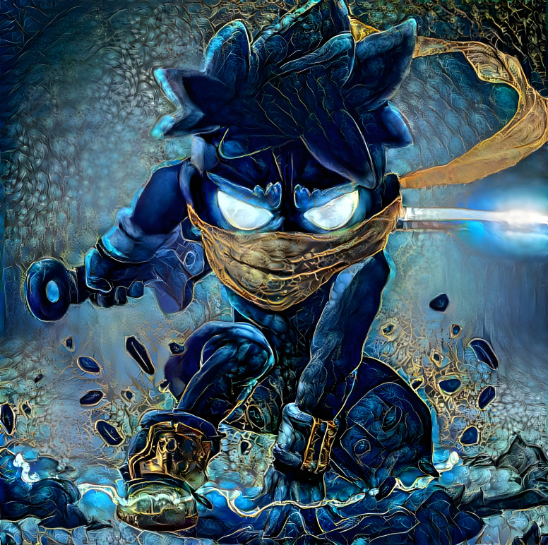 ninja bleu