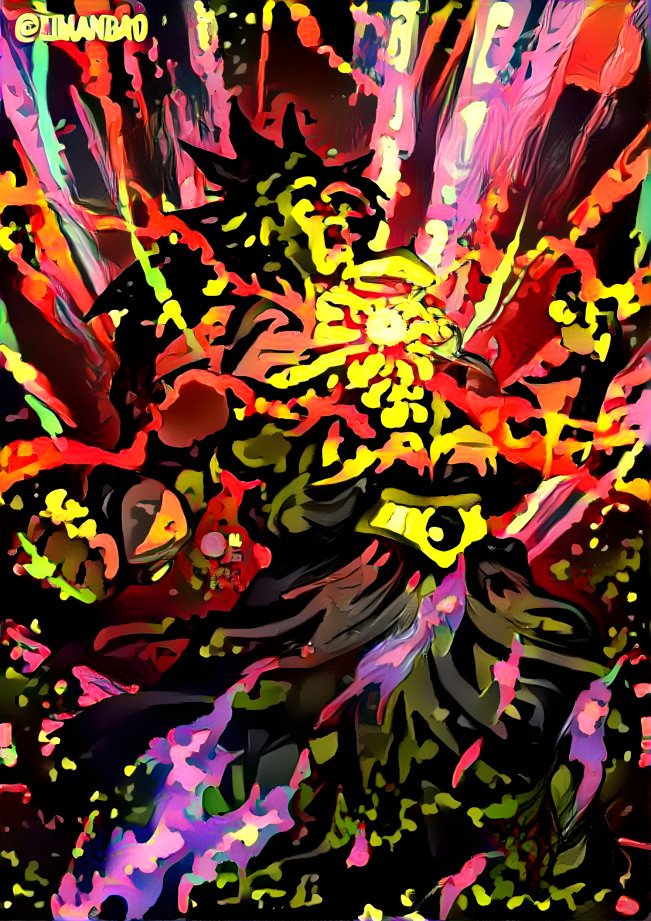 Dark SSJ4 Broly (Deep Abstract Style)