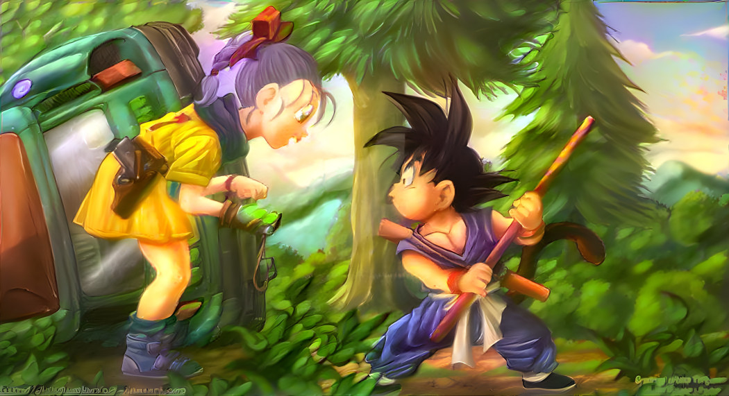 Goku & Bulma -Fateful Encounter- 