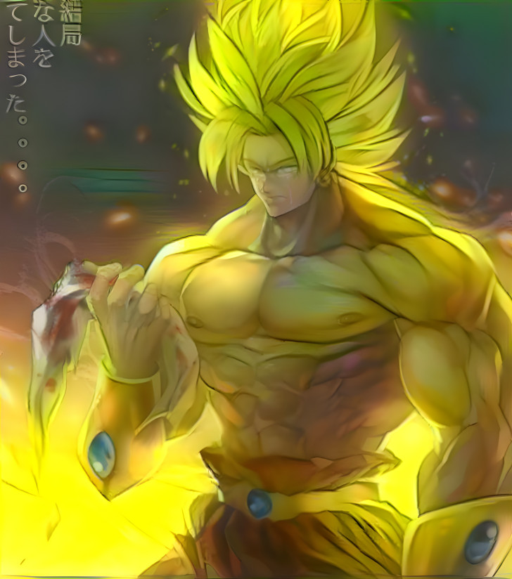 Realistic Broly (Golden Style)