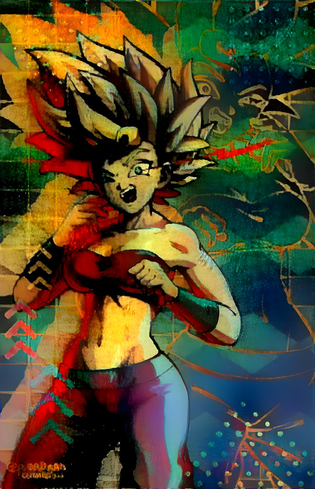 SSJ Caulifla (Darker Shading)