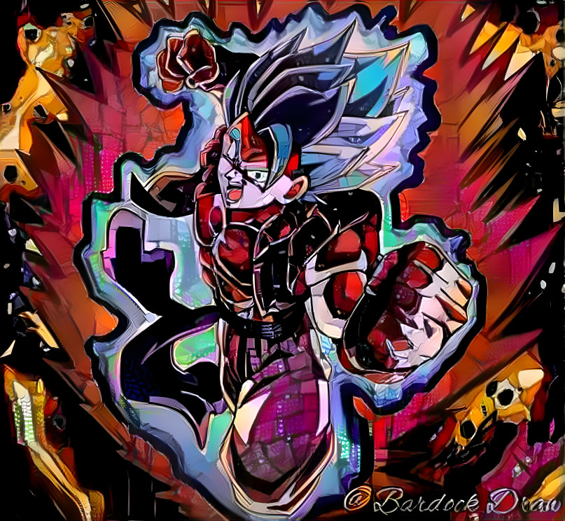 SSJB Kaioken Gogeta (Badass Style)