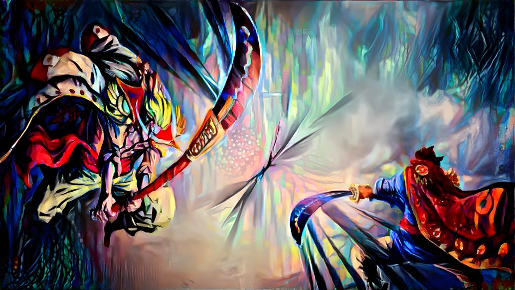 Whitebeard vs Roger (Trippy Style)