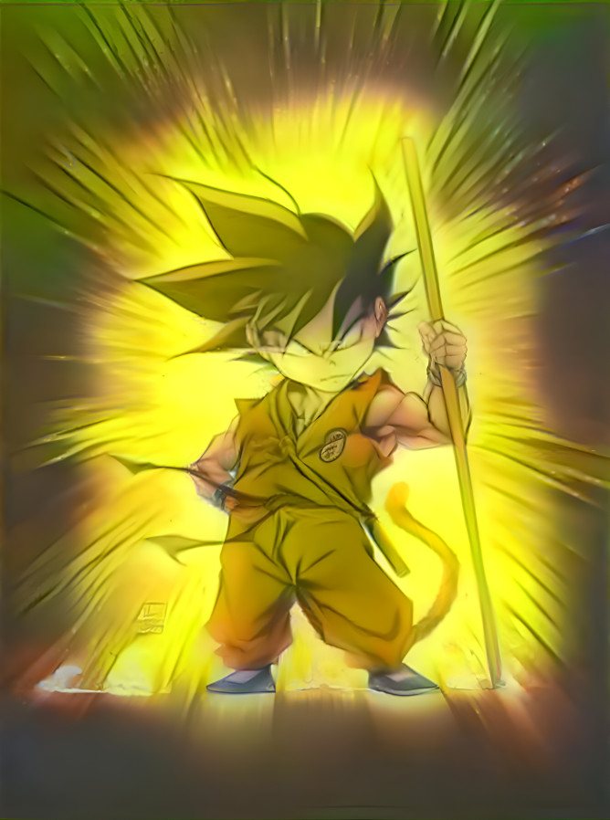 Epic Kid Goku (Maximum Gold Style)