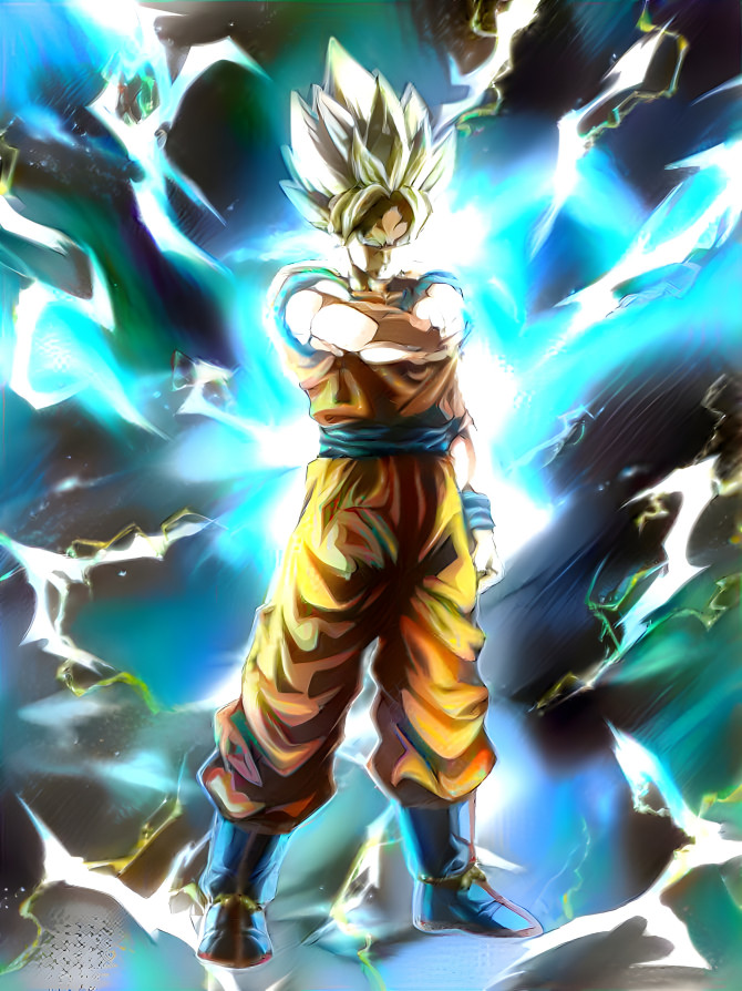 SSJ Goku Glow of Lightning