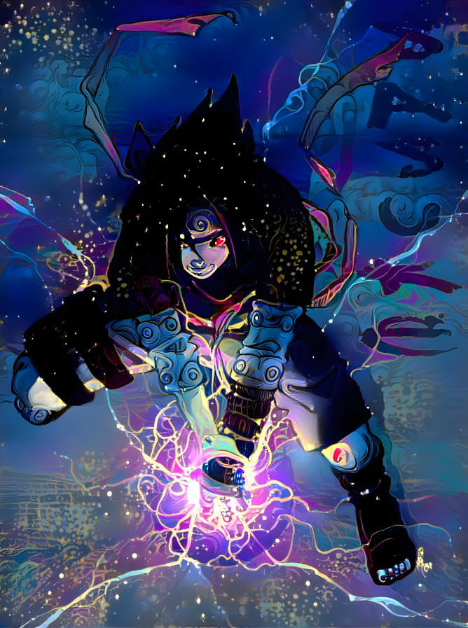 Space Sasuke Purple Chidori