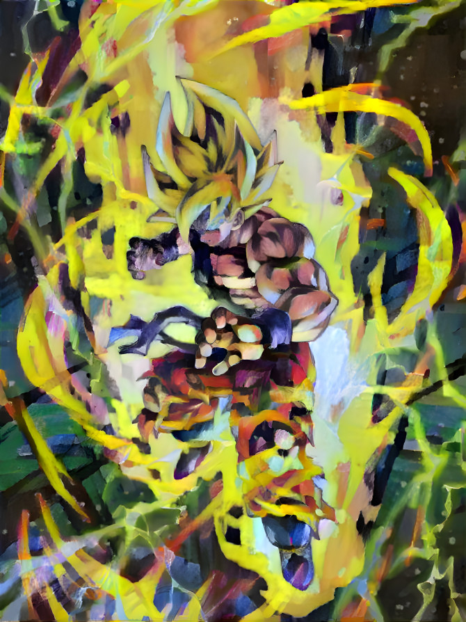 SSJ Goku on Namek (Painted Style)